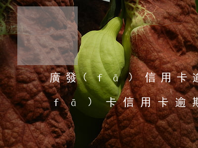 廣發(fā)信用卡逾期90多天了(廣發(fā)卡信用卡逾期3天)