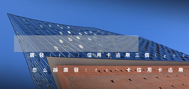 廣發(fā)信用卡逾期三個(gè)月了怎么辦(廣發(fā)卡信用卡逾期1天)