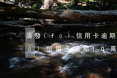 廣發(fā)信用卡逾期了30元(廣發(fā)信用卡逾期10萬元)