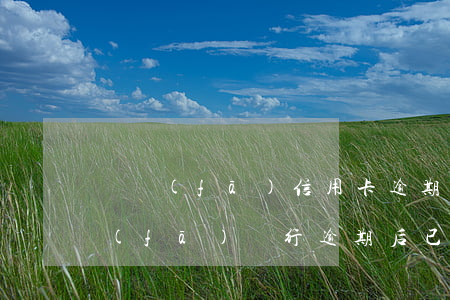 廣發(fā)信用卡逾期了可以還最低(廣發(fā)銀行逾期后已還最低還款會影響征信嗎)
