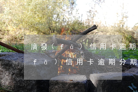 廣發(fā)信用卡逾期分期誠意金 廣發(fā)信用卡逾期分期誠意金