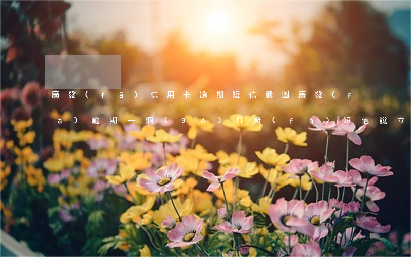 廣發(fā)信用卡逾期短信截圖(廣發(fā)逾期一個(gè)月發(fā)短信說立案是真的嗎)