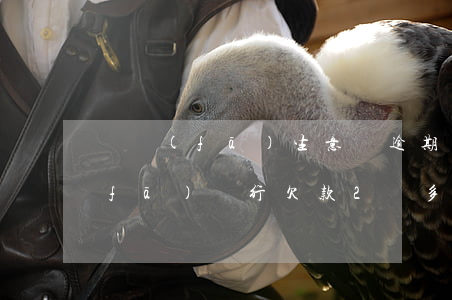 廣發(fā)生意貸逾期多久起訴-廣發(fā)銀行欠款2萬多應(yīng)該說起訴我會怎么樣
