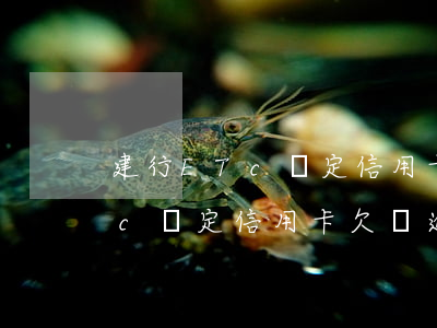 建行ETc綁定信用卡欠費逾期-建行etc綁定信用卡欠費逾期怎么辦