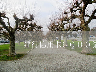 建行信用卡6000逾期5年未還