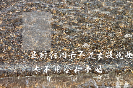 建行信用卡不透支提现收费(建设银行的信用卡不用会付费吗)