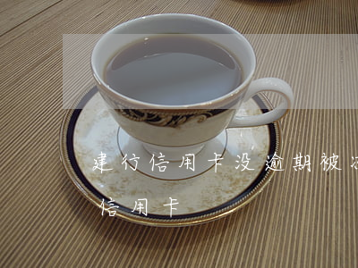 建行信用卡没逾期被冻结了(建行冻结了我的信用卡)