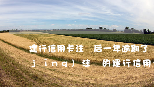 建行信用卡注銷后一年逾期了(還款到已經(jīng)注銷的建行信用卡)