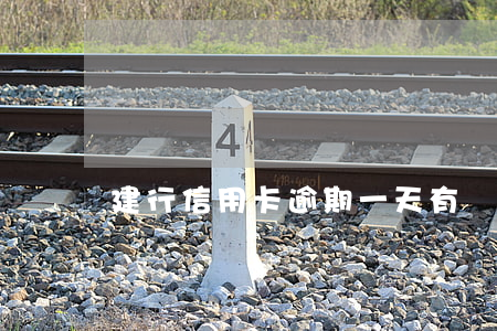 建行信用卡逾期一天有違約金
