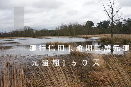 建行信用卡逾期三萬元(建行信用卡3000元逾期150天)