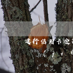 建行信用卡逾期?？ń鈨隼碛?建行的信用卡凍結(jié)了什么時間能解凍啊)