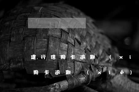 建行信用卡逾期協(xié)商還款(建行信用卡逾期協(xié)商還款能減免利息嗎)
