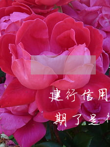 建行信用卡逾期多久會上門催款(建設銀行逾期了是律師上門還是催收人員)