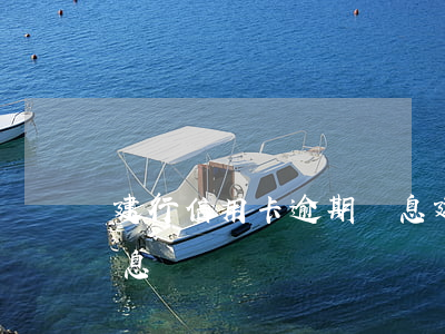 建行信用卡逾期罰息(建設(shè)銀行罰息)