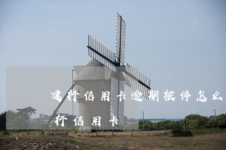 建行信用卡逾期被停怎么開通嗎-如何停建行信用卡