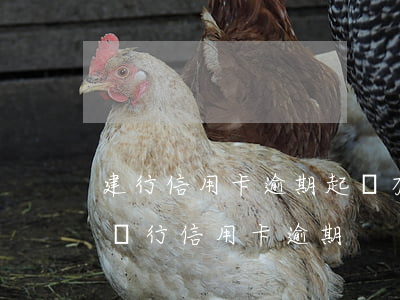 建行信用卡逾期起訴有用嗎(建設(shè)銀行信用卡 逾期)