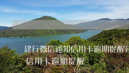 建行微信通知信用卡逾期提醒（建行微信通知信用卡逾期提醒）