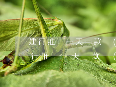 建行推遲一天還款會(huì)怎么樣-建行推遲一天還款會(huì)怎么樣嗎