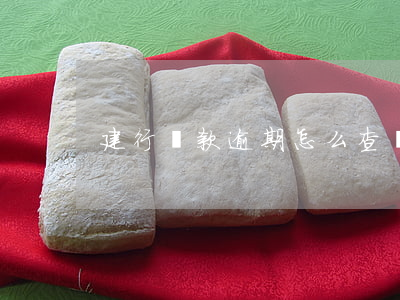 建行貸款逾期怎么查詢(建行的貸款怎么查詢)