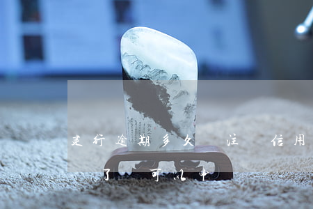建行逾期多久會注銷信用卡(建行的信用卡注銷了還可以申請嗎)