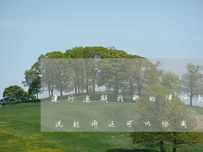 建行逾期找那的律师(欠建行信用卡逾期律师说起诉还可以协商)