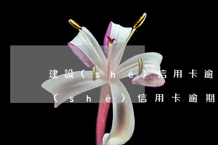 建設(shè)信用卡逾期后注銷了-建設(shè)信用卡逾期后注銷了怎么恢復