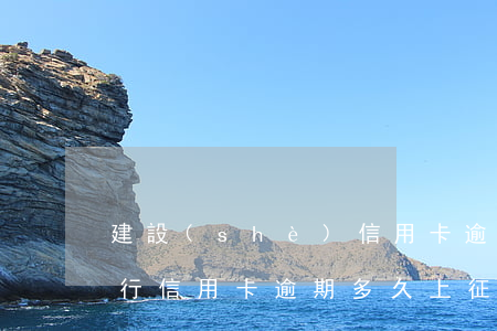 建設(shè)信用卡逾期多久上征信(各銀行信用卡逾期多久上征信)
