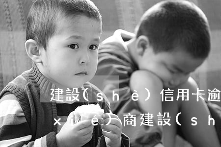 建設(shè)信用卡逾期怎么和銀行協(xié)商(建設(shè)信用卡逾期怎么和銀行協(xié)商延期)