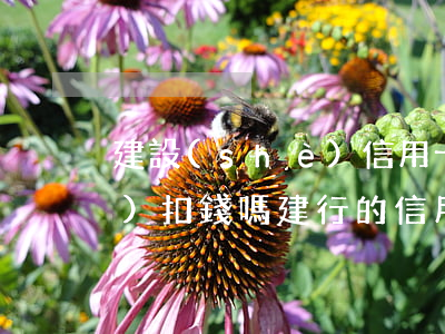 建設(shè)信用卡逾期自動(dòng)扣錢嗎(建行的信用卡逾期了怎么辦)