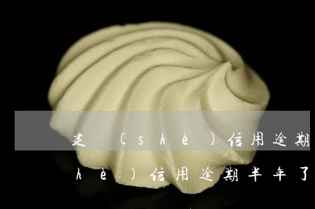 建設(shè)信用逾期半年了-建設(shè)信用逾期半年了怎么辦