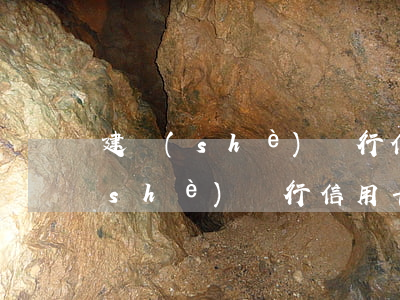 建設(shè)銀行信用卡能透支嗎(建設(shè)銀行信用卡可以透支嗎)