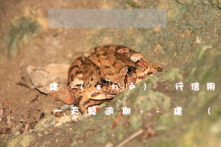 建設(shè)銀行信用卡超時(shí)一天算逾期嗎-建設(shè)銀行信用卡超時(shí)一天算逾期嗎怎么辦