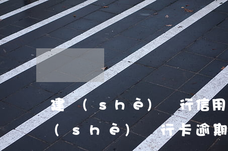 建設(shè)銀行信用卡逾期想起訴(建設(shè)銀行卡逾期銀行說(shuō)要起訴怎么辦)