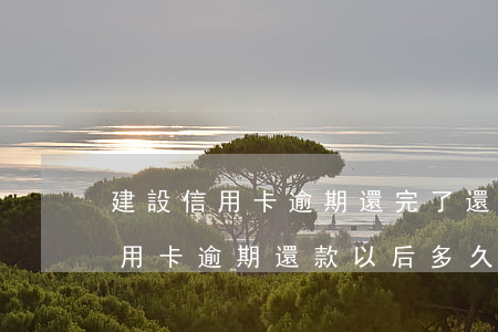 建設信用卡逾期還完了還能申請不(建行的信用卡逾期還款以后多久能使用)