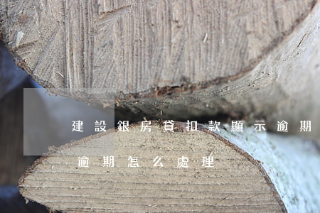 建設銀房貸扣款顯示逾期(中國建設銀行房貸逾期怎么處理)