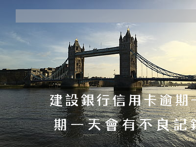 建設銀行信用卡逾期一期(建設銀行信用卡逾期一天會有不良記錄嗎)