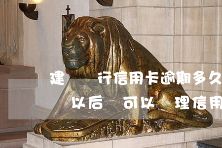 建設銀行信用卡逾期多久去辦(建設銀行逾期過,以后還可以辦理信用卡嗎)