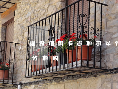建设信用卡逾期可以分期还吗(逾期可以申请分期吗)