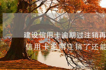 建设信用卡逾期过注销再申请浦发-之前的信用卡逾期注销了还能申请吗
