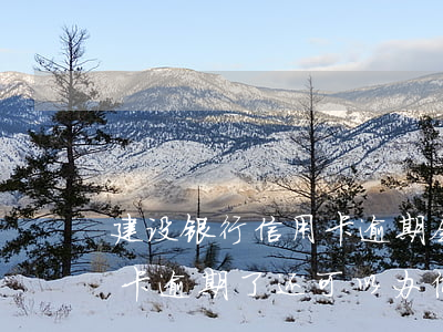 建设银行信用卡逾期会被停卡么 建行的信用卡逾期了,还可以办储蓄卡吗?