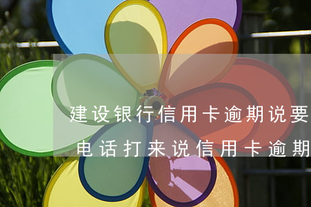建设银行信用卡逾期说要外访(建设银行私人电话打来说信用卡逾期走访)