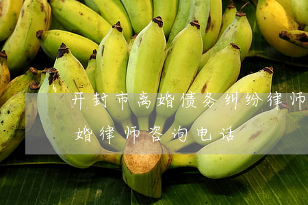 开封市离婚债务纠纷律师咨询热线-开封离婚律师咨询电话