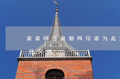 弟弟网贷逾期两兄弟为此大打出手-弟弟网贷欠钱