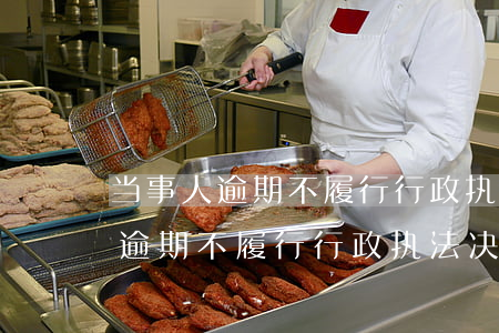 当事人逾期不履行行政执法决定的-当事人逾期不履行行政执法决定的情形