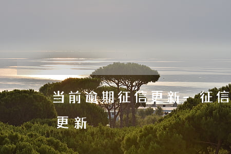 当前逾期征信更新-征信逾期更新每月几号更新