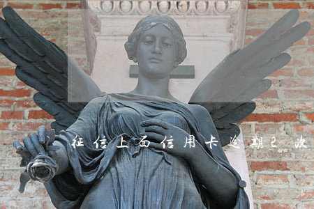 征信上面信用卡逾期2次(征信逾期兩次)