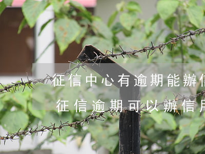 征信中心有逾期能辦信用卡嗎浦發(fā)(征信逾期可以辦信用卡嗎)
