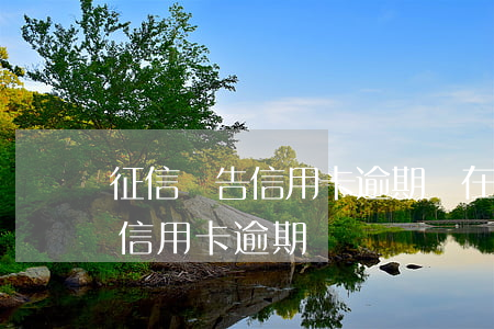 征信報告信用卡逾期寫在哪(征信報告怎么看信用卡逾期記錄)