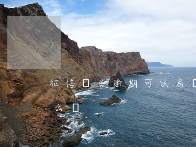 征信報告逾期可以房貸么(房貸征信有逾期怎么辦)