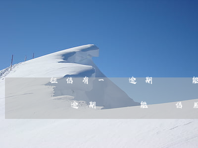 征信有一條逾期記錄能辦信用卡嗎（征信有一條逾期記錄能辦信用卡嗎）